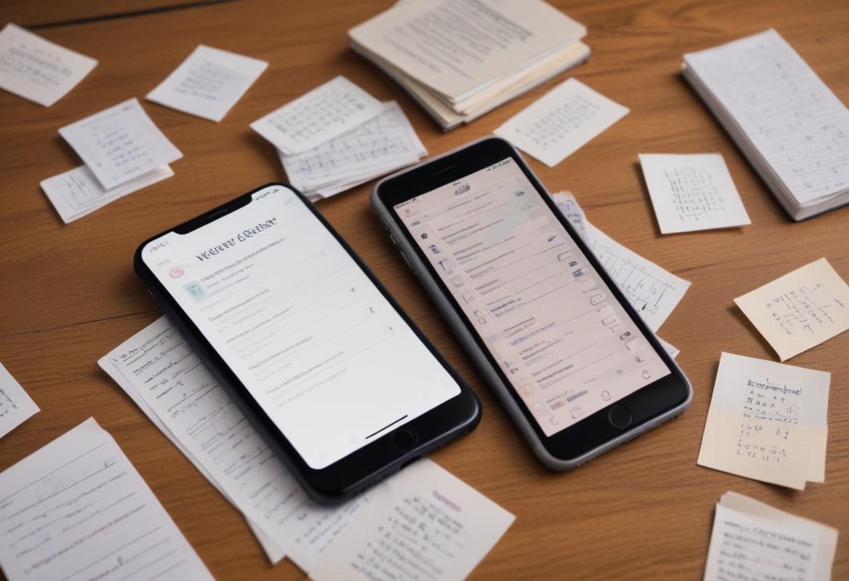 Well-organized digital calendar or planner with highlighted study tasks and goals.